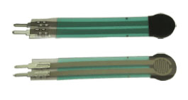 The Interlink FSR 400 series round force sensing resistor The Interlink FSR 400 series